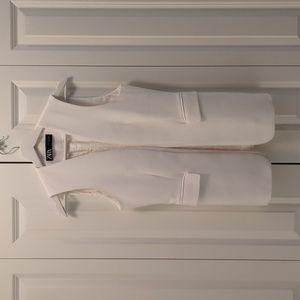 Zara Blazer Vest, Size XS, White